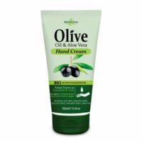 HerbOlive Handcreme Olivenöl & Aloe Vera  Ideal zur Behandlung, gereizten  Händen 150 ml