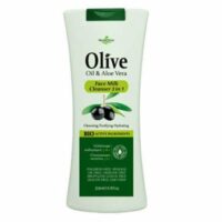HERBOLIVE Gesichts Reinigungsmilch 3 in 1 Olivenöl & Aloe Vera 200 ml